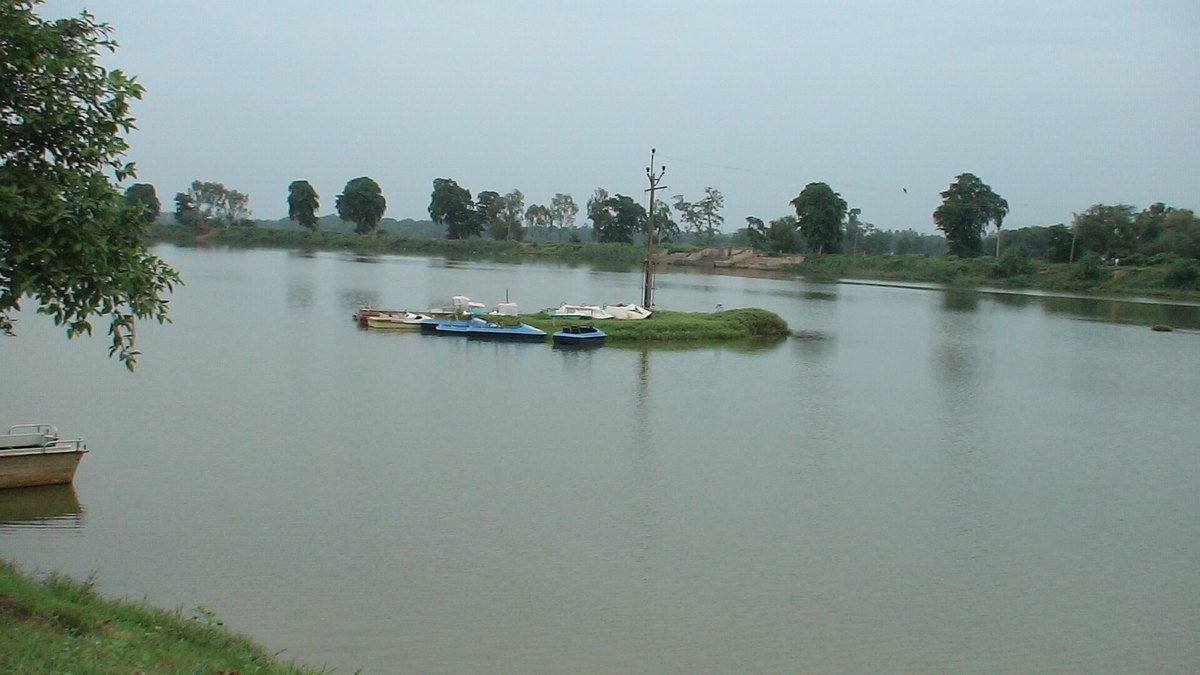 The Indravati River at Jagdalpur, where our journeys start